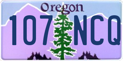 OR license plate 107NCQ