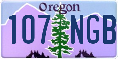 OR license plate 107NGB