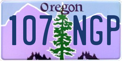 OR license plate 107NGP
