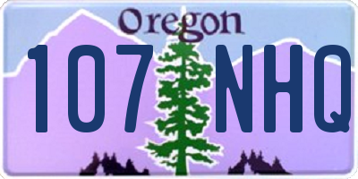 OR license plate 107NHQ