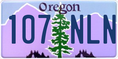 OR license plate 107NLN