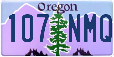 OR license plate 107NMQ