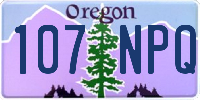 OR license plate 107NPQ