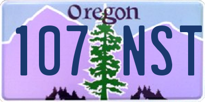 OR license plate 107NST