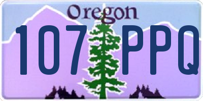 OR license plate 107PPQ