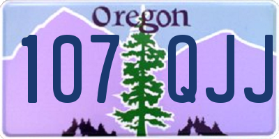 OR license plate 107QJJ