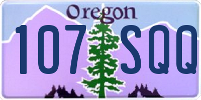 OR license plate 107SQQ