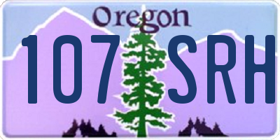 OR license plate 107SRH