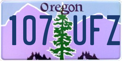 OR license plate 107UFZ