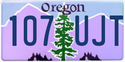 OR license plate 107UJT