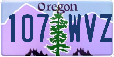OR license plate 107WVZ