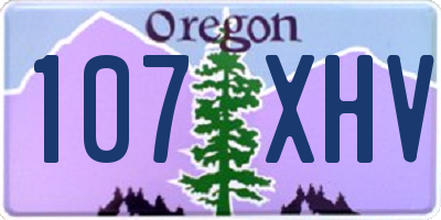 OR license plate 107XHV