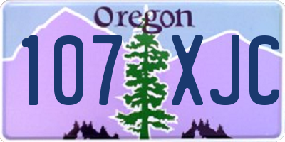 OR license plate 107XJC