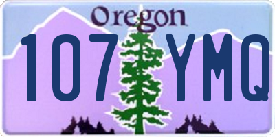 OR license plate 107YMQ