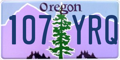 OR license plate 107YRQ