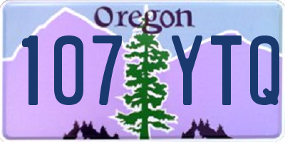OR license plate 107YTQ