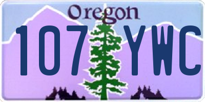 OR license plate 107YWC