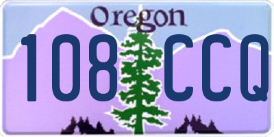 OR license plate 108CCQ
