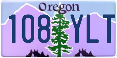 OR license plate 108YLT