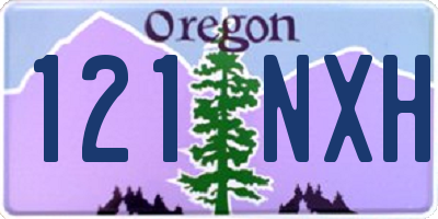 OR license plate 121NXH