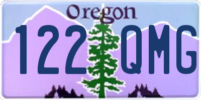 OR license plate 122QMG
