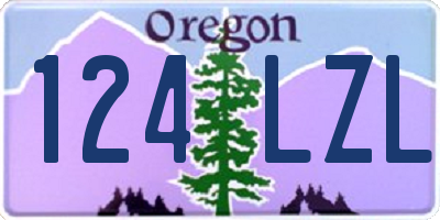 OR license plate 124LZL