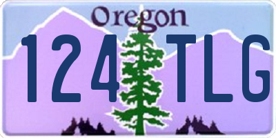 OR license plate 124TLG