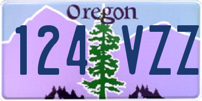 OR license plate 124VZZ