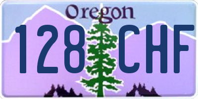 OR license plate 128CHF
