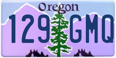 OR license plate 129GMQ