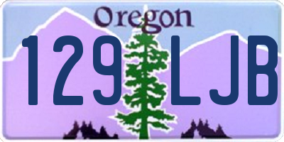OR license plate 129LJB