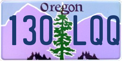 OR license plate 130LQQ