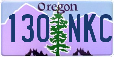 OR license plate 130NKC