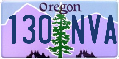 OR license plate 130NVA