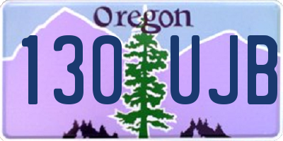OR license plate 130UJB