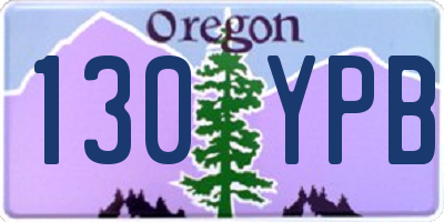 OR license plate 130YPB