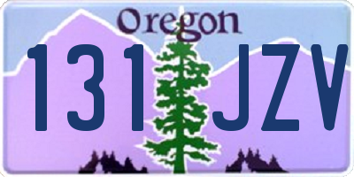 OR license plate 131JZV