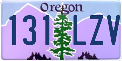 OR license plate 131LZV