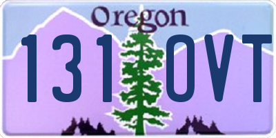 OR license plate 131OVT