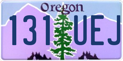OR license plate 131UEJ
