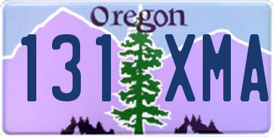 OR license plate 131XMA