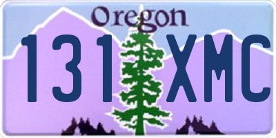 OR license plate 131XMC