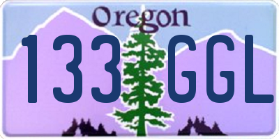 OR license plate 133GGL