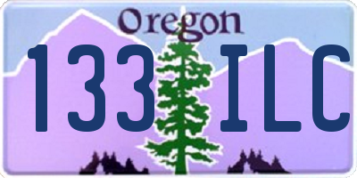 OR license plate 133ILC