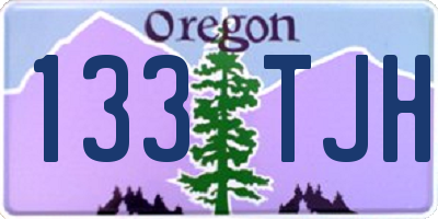 OR license plate 133TJH