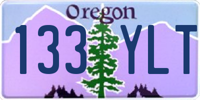 OR license plate 133YLT