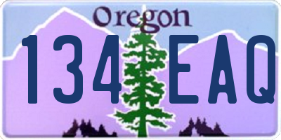 OR license plate 134EAQ