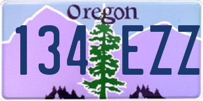OR license plate 134EZZ