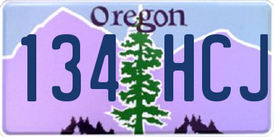 OR license plate 134HCJ