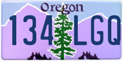 OR license plate 134LGQ